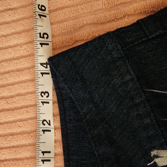 X-Tasy push up jean shorts NWT 8 - Picture 2 of 6